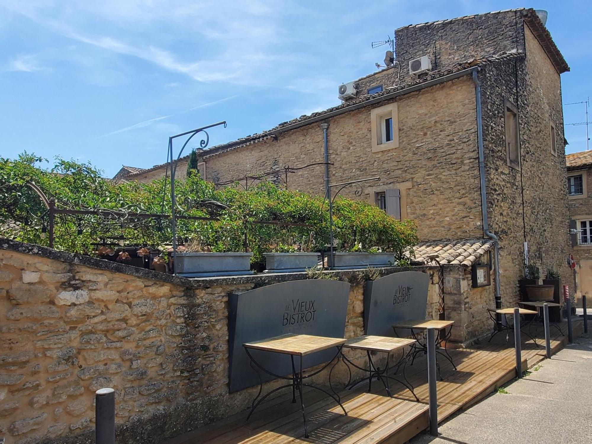 Chambres Du Vieux Bistrot Cabrieres-d'Avignon ภายนอก รูปภาพ