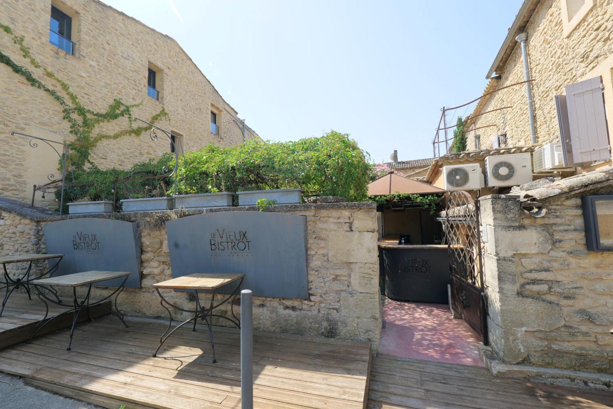 Chambres Du Vieux Bistrot Cabrieres-d'Avignon ภายนอก รูปภาพ