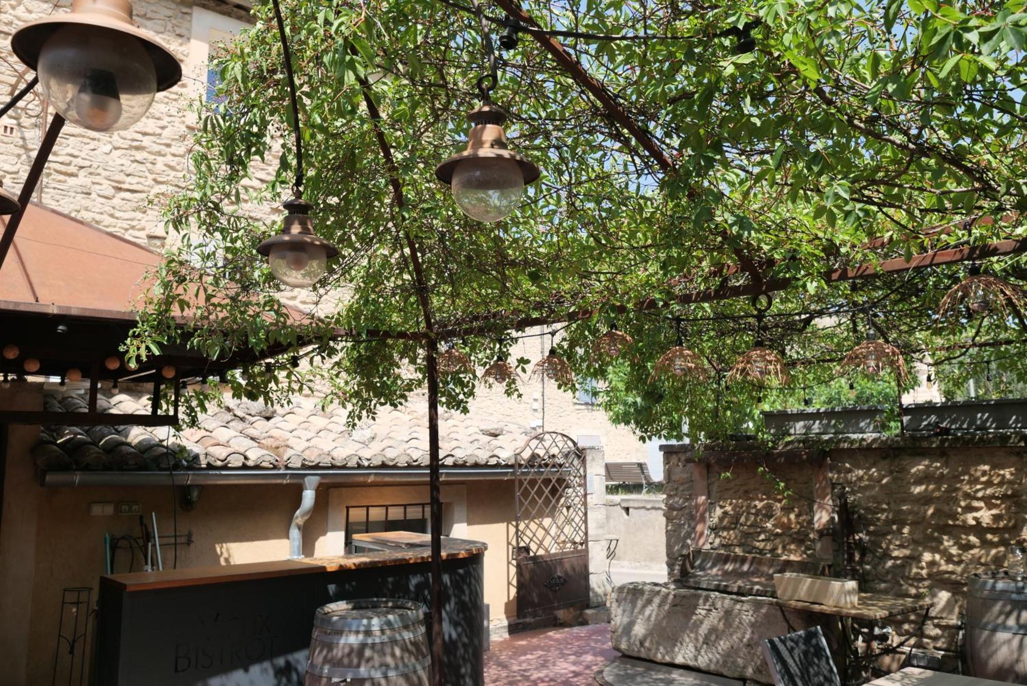 Chambres Du Vieux Bistrot Cabrieres-d'Avignon ภายนอก รูปภาพ